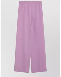 Valentino - Wide Leg Tailored Trousers High Waist - Lyst