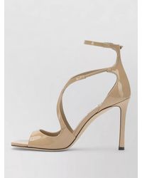 Jimmy Choo - Azia 95 Patent Leather Sandals - Lyst