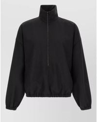 Fear Of God - Virgin Wool Ripstop High-Neck Half-Zip Lightweight Jacket - Lyst