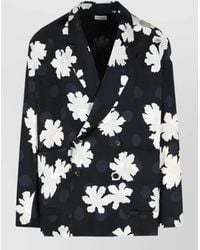 Dries Van Noten - Double Breasted Floral Shirt Style Jacket - Lyst