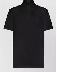 Giorgio Armani - Cotton Short-Sleeve Polo Shirt - Lyst