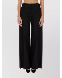Nina Ricci - High Waist Pleated Wide-Leg Trousers - Lyst