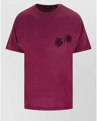Willy Chavarria - Crew Neck T Shirt Floral Graphic Text - Lyst