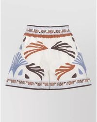 Herno - Printed Knee-Length Shorts - Lyst