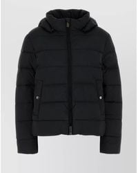 Pyrenex - Hooded Long Sleeve Quilted Down Jacket - Lyst