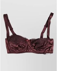 Dolce & Gabbana - Silk Underwired Balconette Bra - Lyst
