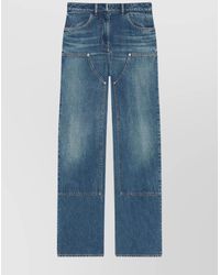 Givenchy - Denim Wide-Leg Jeans - Lyst