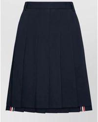 Thom Browne - Cotton Bermuda Pleated Skirt - Lyst