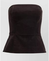 P.A.R.O.S.H. - Cotton Bustier Top - Lyst
