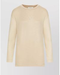 Max Mara - Silk Cotton Long-Sleeve Sweatshirt - Lyst