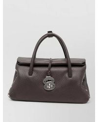 Zanellato - Leather Studded Shoulder Bag - Lyst