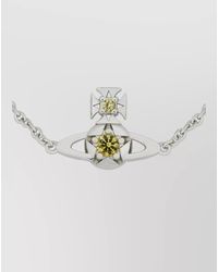 Vivienne Westwood - Lee Orb Brass Bracelet Chain Pendant - Lyst
