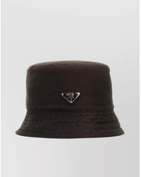 Prada - Cotton Bucket Hat - Lyst