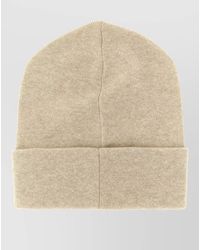Brunello Cucinelli - Monile Cashmere Beanie Cap Turn Up Brim - Lyst