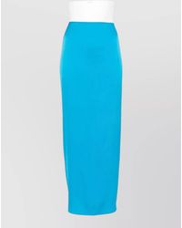Silk95five - French Tie High Waist Maxi Skirt - Lyst
