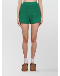 Alanui - High-Rise Knit Mini Shorts - Lyst