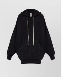 Rick Owens - Oversized Alpaca Blend Hoodie Pocket - Lyst