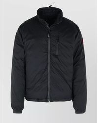 Canada Goose - High Collar Polyamide Jacket With Chest Pocket - Lyst