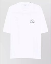 Off-White c/o Virgil Abloh - Cotton Logo Print Jersey Short-Sleeve T-Shirt - Lyst