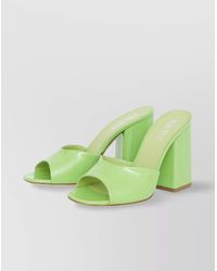 Paris Texas - Patent Leather Block Heel Sandals - Lyst