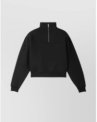 Jacquemus - Ribbed Trucker Zip-Up Sweatshirt - Lyst