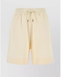 Moncler - Cotton Knee-Length Shorts - Lyst