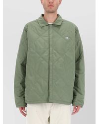 The North Face - Quilted Shirt Collar Jacket - Lyst