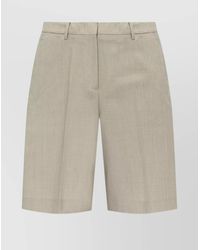 Golden Goose - Wool-Blend Bermuda Shorts - Lyst