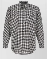 Comme des Garçons - Vichy Shirt Checkered Pattern Front Pocket - Lyst
