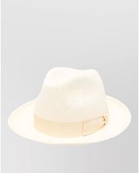 Borsalino - Federico Straw Hat Ribbon Wide Brim - Lyst