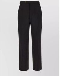 CASABLANCA - Silk Blend Straight-Leg Trousers - Lyst