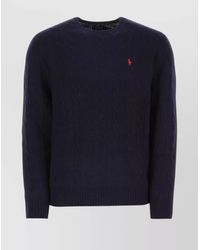 Polo Ralph Lauren - Wool Blend Cable Knit Sweater - Lyst