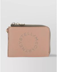 Stella McCartney - Two-Tone Logo Card Holder - Lyst