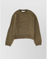 Our Legacy - Wool Silk Regular-Fit Round-Neck Jumper - Lyst