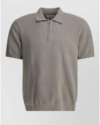 NN07 - Danny Polo Knit Short Sleeve Top - Lyst