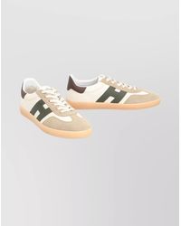 Hogan - Low-Top Sneakers With Suede And Leather - Lyst