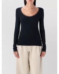 Remain - Long Sleeve Jersey Top Scoop Neck - Lyst