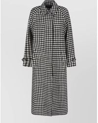 Lardini - Wool Trench Coat - Lyst