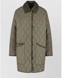 Polo Ralph Lauren - Corduroy Collar Quilted Front Pockets Jacket - Lyst