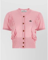 Vivienne Westwood - Pamela Short Sleeve Sweater Ruffle Detail - Lyst