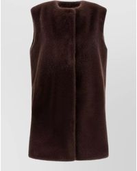 Herno - Faux Fur Sleeveless Vest - Lyst