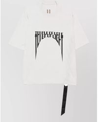 Rick Owens - Cotton Graphic Print Short-Sleeve T-Shirt - Lyst