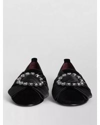 Dolce & Gabbana - Crystal Embellished Slip-On Loafers - Lyst