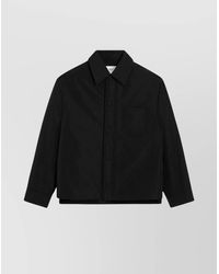 Ami Paris - Padded Nylon Shirt Jacket - Lyst