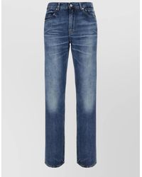 Our Legacy - Denim Trousers Belt Loops Contrast Stitching - Lyst