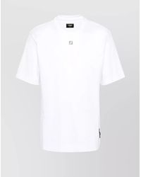 Fendi - Cotton Regular-Fit Crew-Neck Short-Sleeve T-Shirt - Lyst