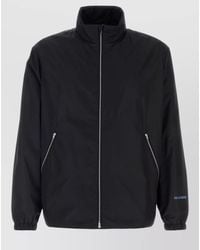Jil Sander - Polyester Jacket High Collar Elastic Cuffs - Lyst