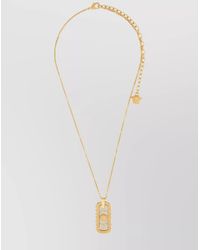 Versace - Necklace With Chain Link Pendant - Lyst