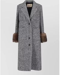 Valentino - Single-Breasted Coat - Lyst