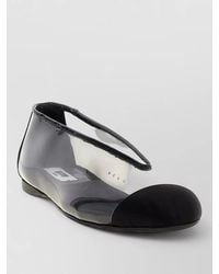 Moschino - Pvc Ballerina Flats - Lyst